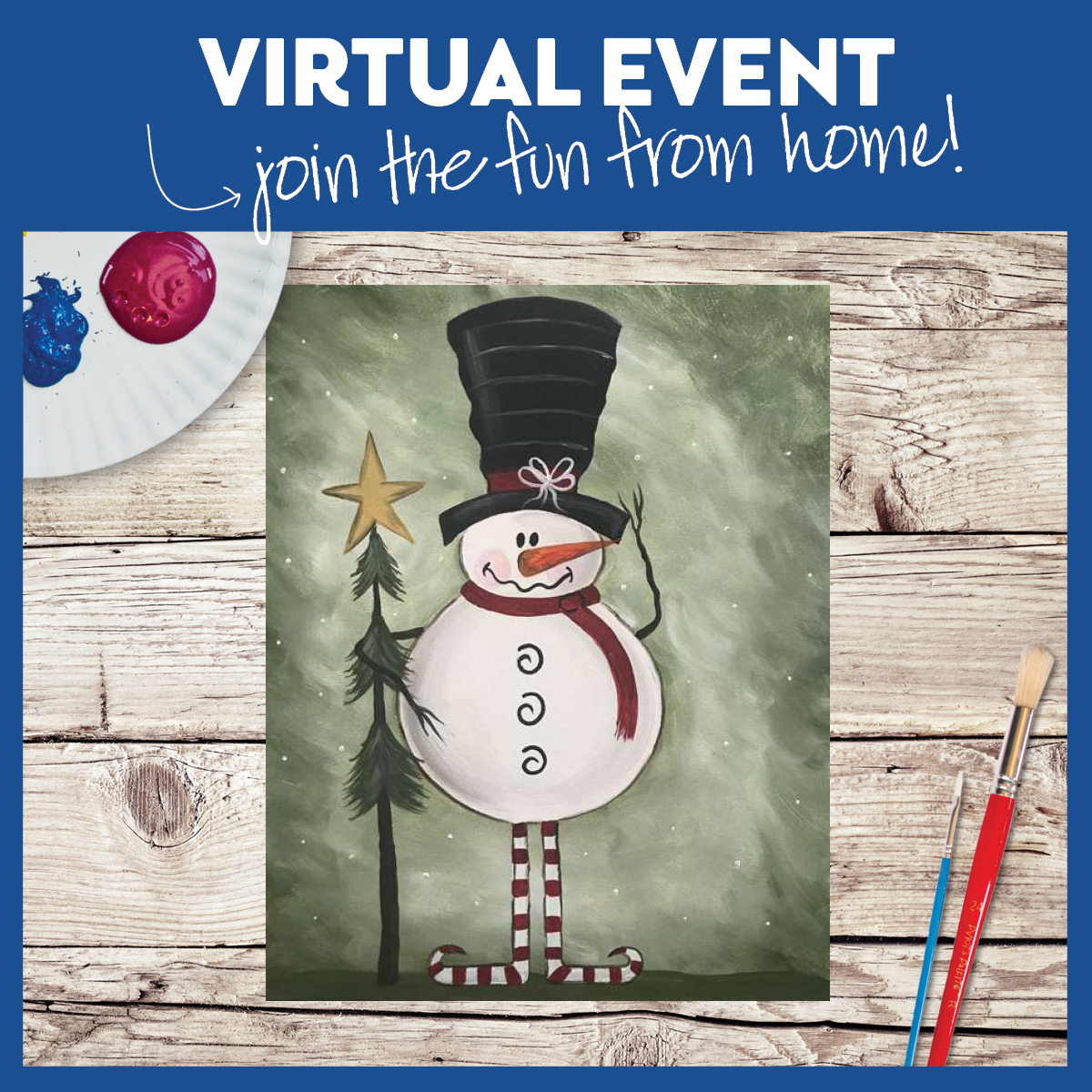 Folk Art Snowman